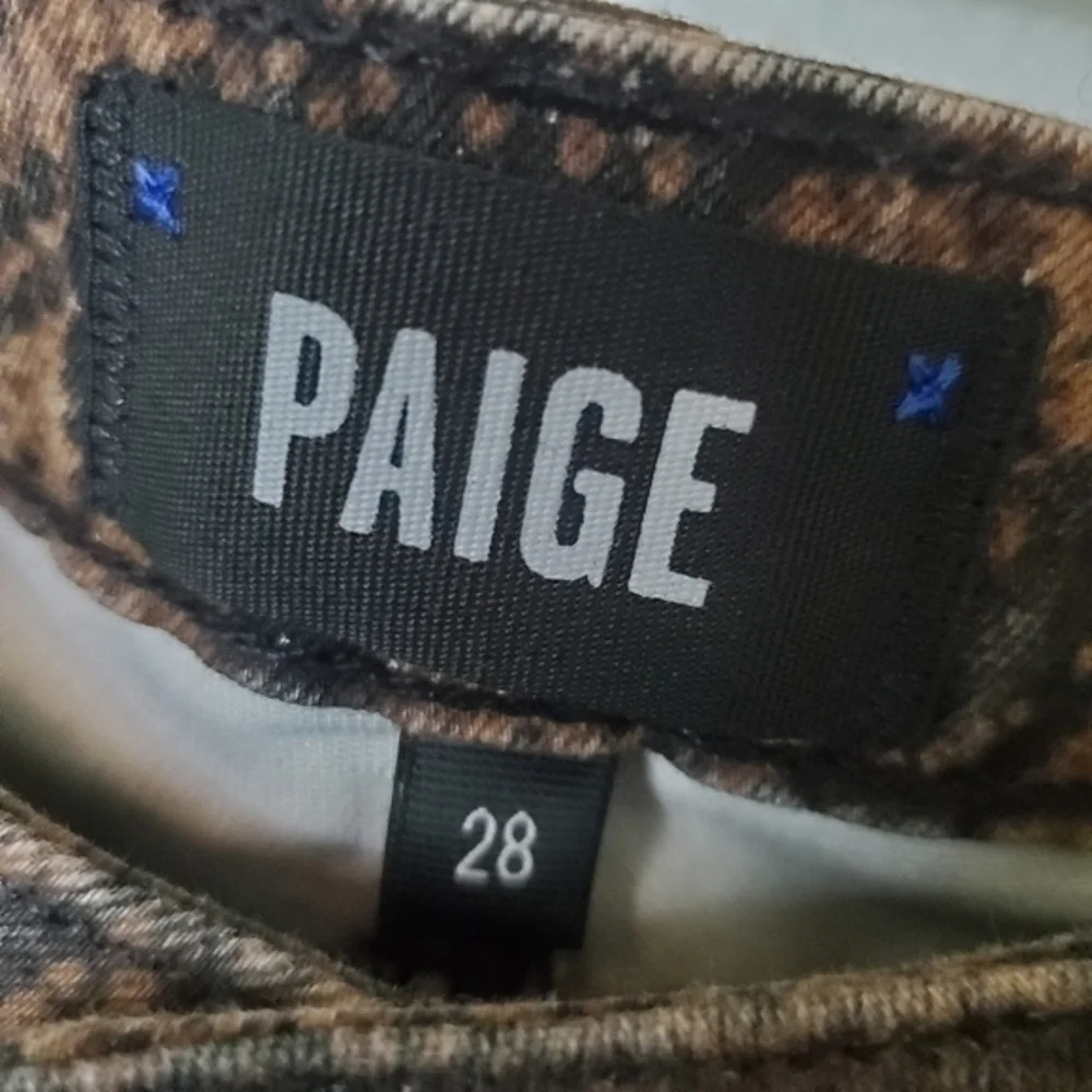 PAIGE Hoxton Ultra Skinny Snake Print Jeans in Coated Stretch‎ Denim